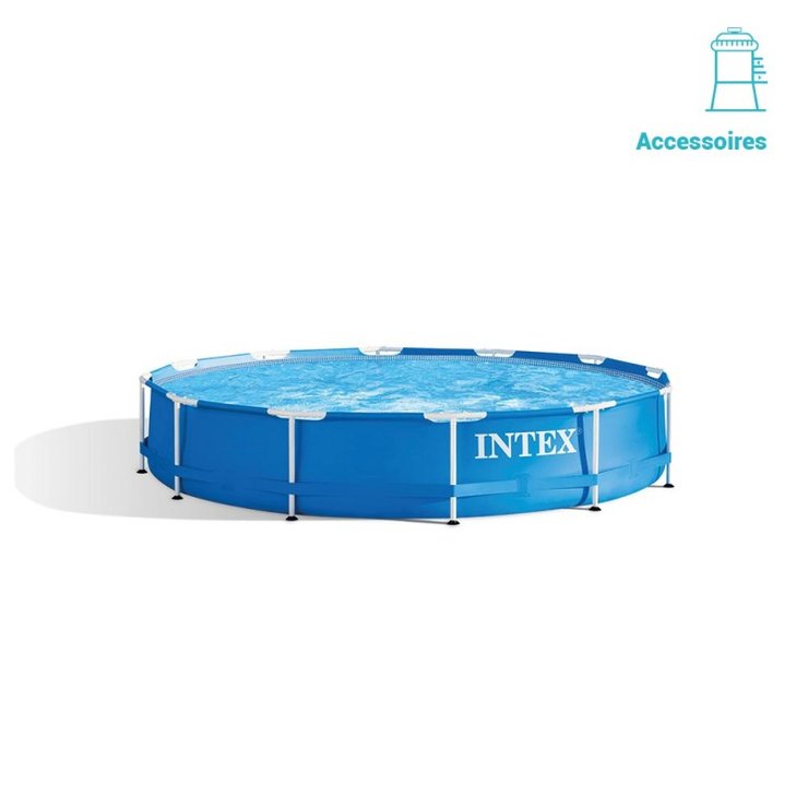 KIT PISCINE TUBULAIRE ROND 3.66X0.76M EPURATEUR FOURNI