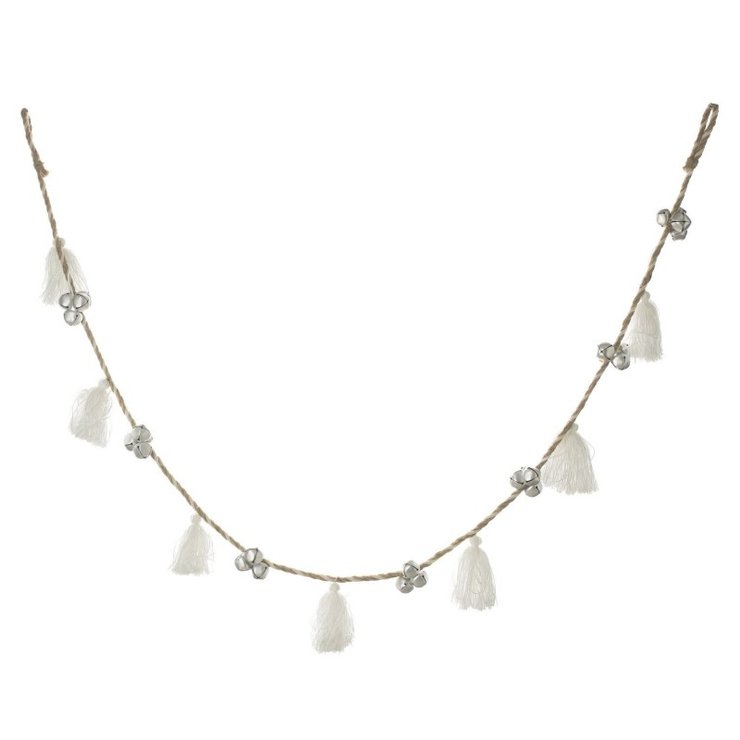 GUIRLANDE DE NOEL POMPON GRELOTS 1.6M