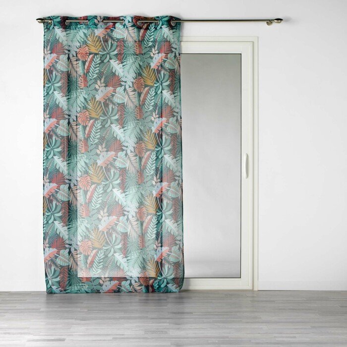 PANNEAU A OEILLETS 140X240CM IMPRIME JACALA BLEU