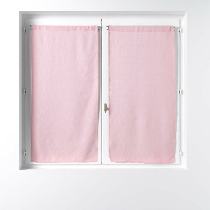 PAIRE DROITE PASSE TRINGLE 2X60X120CM SOANE ROSE
