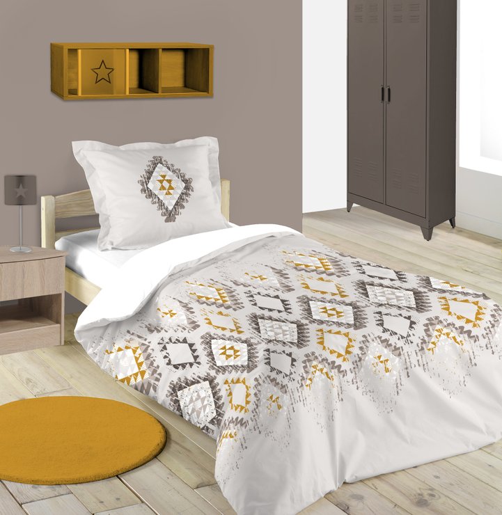 KILIM HOUSSE DE COUETTE 140X200CM ET 1 TAIE 63X63CM