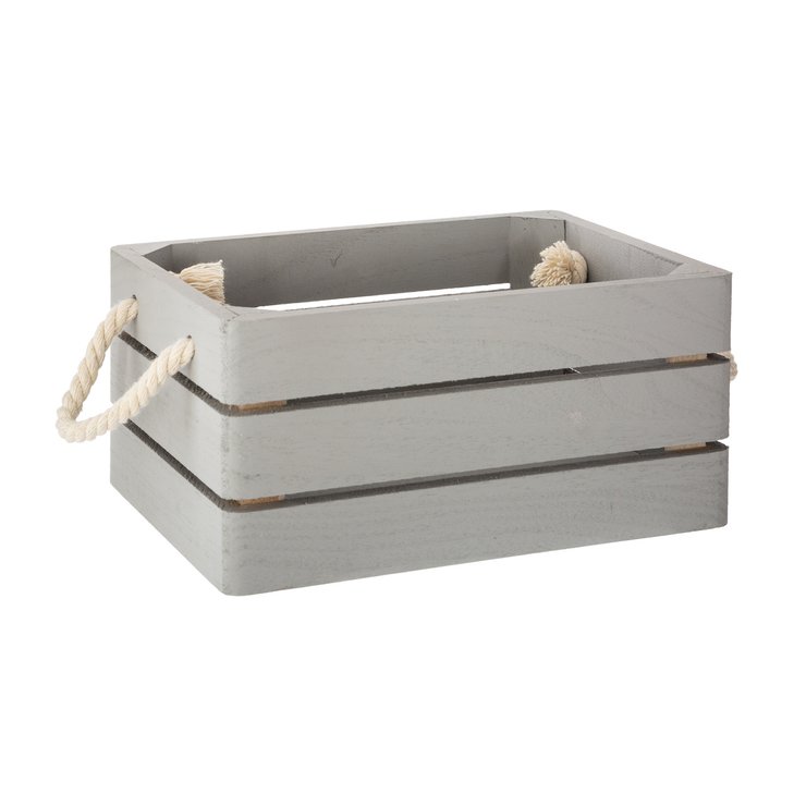 CAISSE CAGETTE DREAM GRIS 29X21X13CM