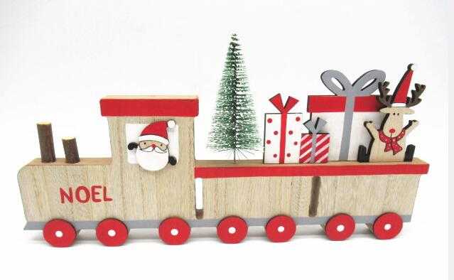LOCOMOTIVE NOEL A POSER 34X17CM