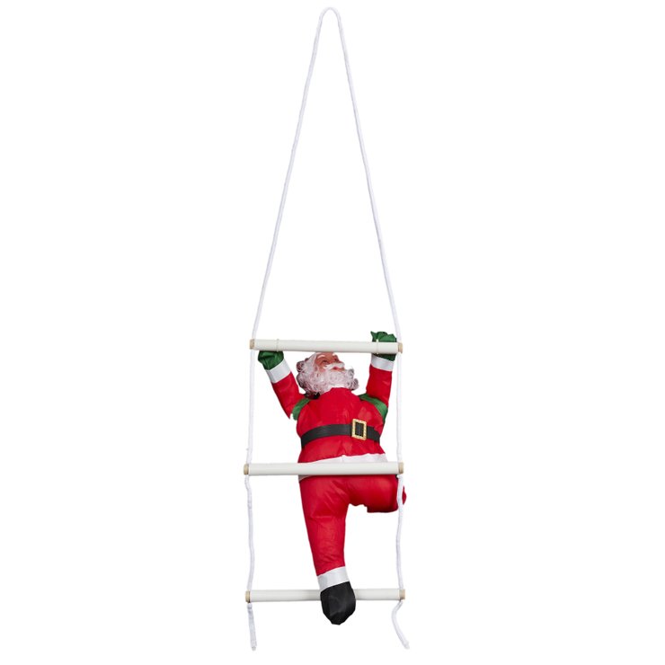 PERE NOEL GRIMPANT ECHELLE 83CM