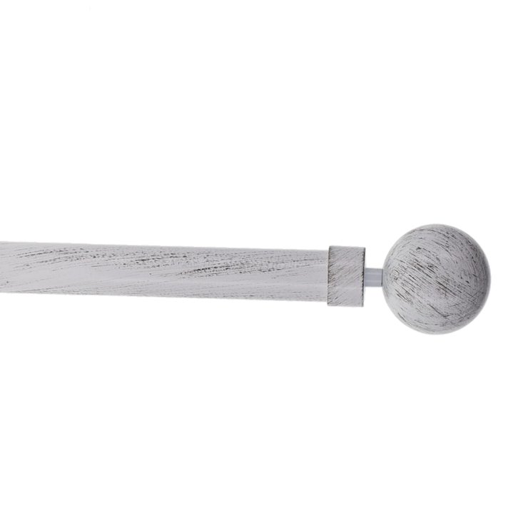 KIT EXT 210 380CM D.28MM EMBOUT GAIA BLANC NOIR