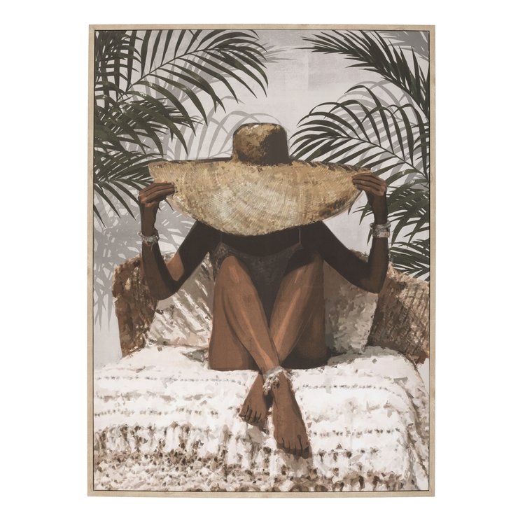 TOILE IMPRIMEE ELIANE D.58X78CM