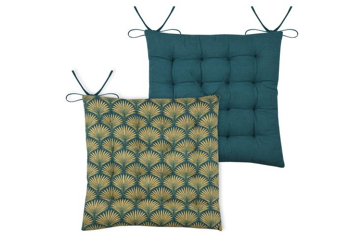 GREENMOOD GALETTE 38X38CM EMERAUDE