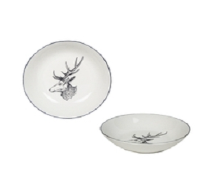 ASSIETTE CREUSE RENNE PORCELAINE 20CM