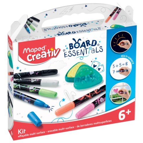 KIT MARQUEURS EFFACABLES MULTISURFACE BOARD ESSENTIALS