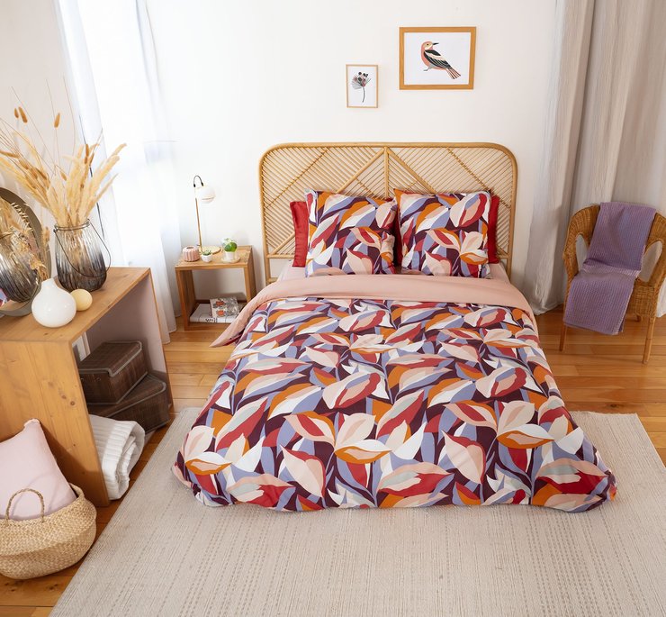 PARURE MICROFIBRE 220X240CM EXUBERANCE