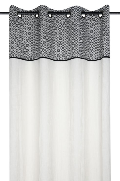 PRINCETON RIDEAU 140X260CM OEIL ARDOISE