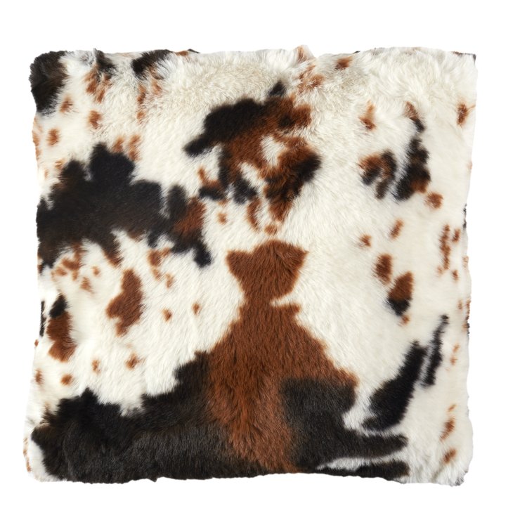 COUSSIN IMITATION PEAU VACHE 40X40CM