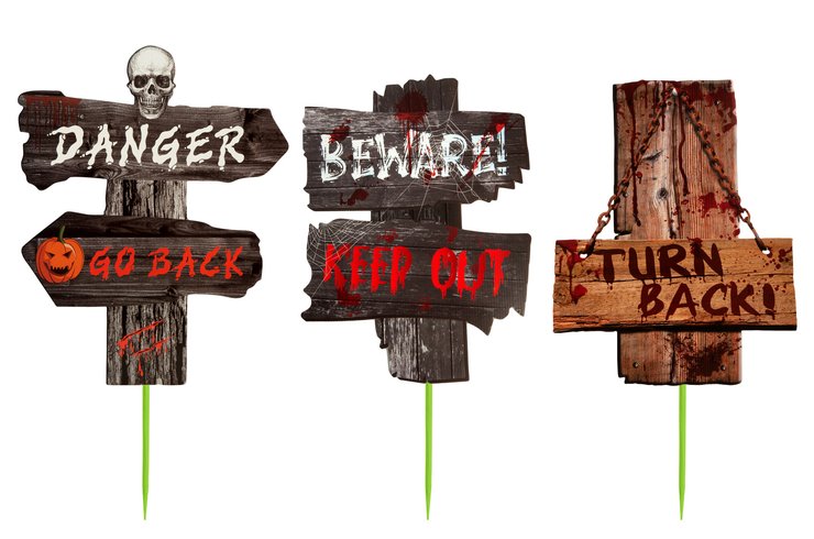 PANNEAUX HALLOWEEN A PLANTER 27X33.7CM OU 28.6X36.4CM