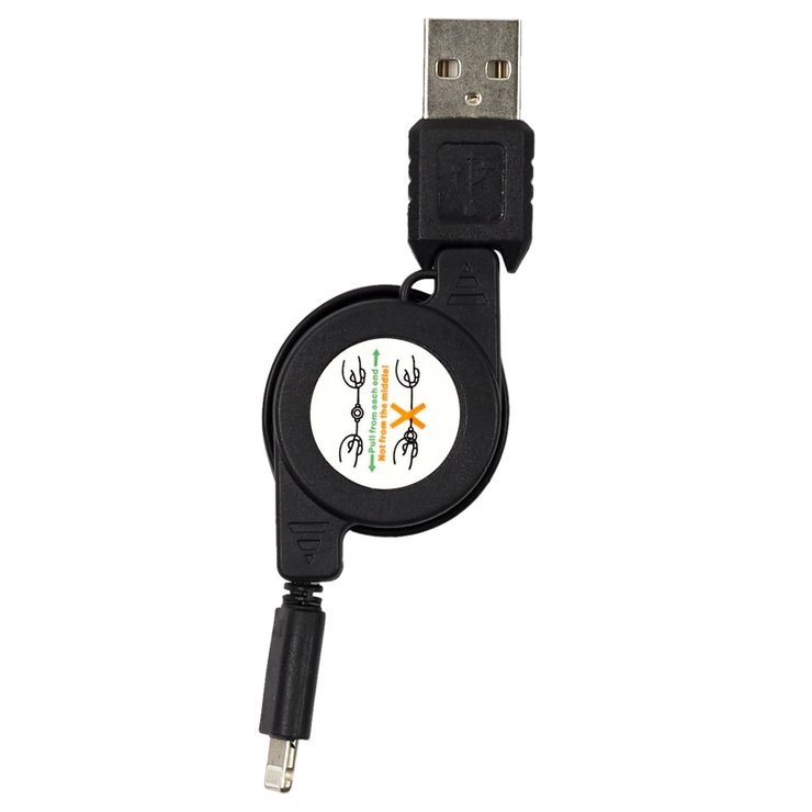 CABLE CHARGE ET SYNCHRONISATION IPHONE RETRACTABLE