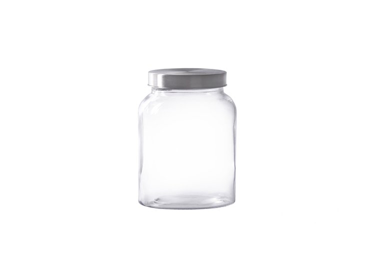 BOCAL VERRE COUVERCLE INOX 750ML