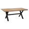 TABLE DINER PIED CROIX STEJA D180X90X75CM