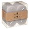 BOUGIE VOTIVE RUSTIC X4 TAUPE