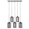 SUSPENSION X5 METAL HUNE NOIR L.28CM