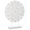 CERCLE DECO SCULPTE BLANC H.48CM