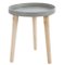 TABLE ET PLATEAU BOIS 3 PIEDS PIN 30X35CM