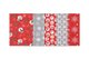 LOT DE 5 COUPONS 45X55 CM  NOEL