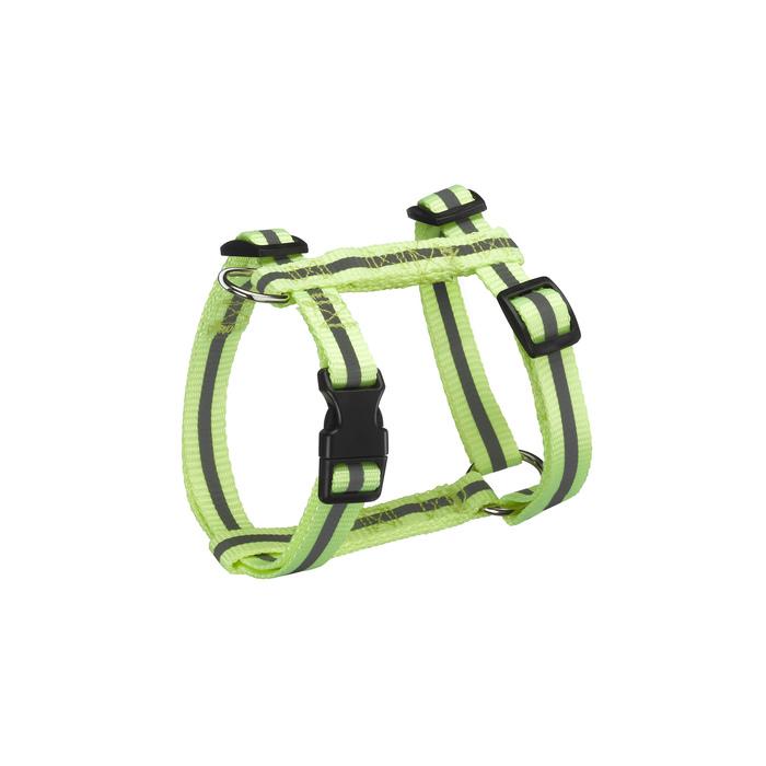 HARNAIS REGLABLE 25 A 35CM JAUNE REFLECHISSANT
