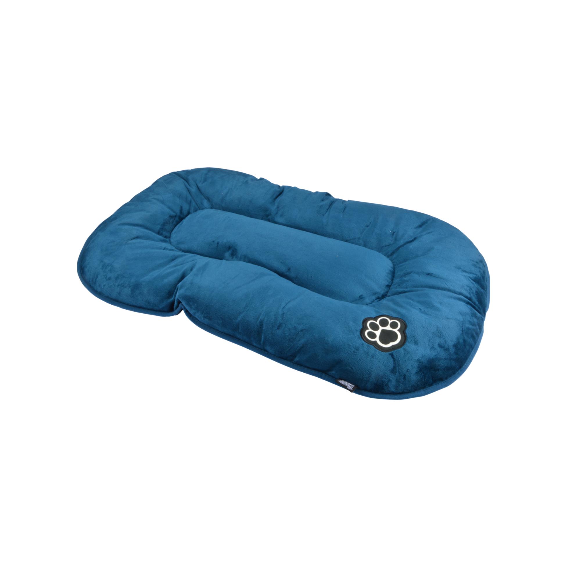 COUSSIN FLOCON REVERSIBLE 77X50CM PATCHY EMERAUDE CHARBON