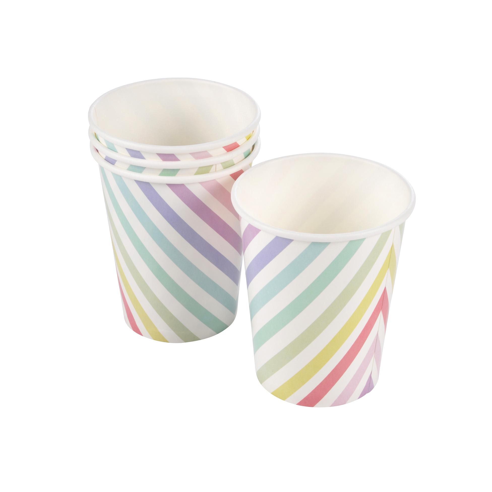 SET 6 GOBELETS CARTON 25CL LICORNE