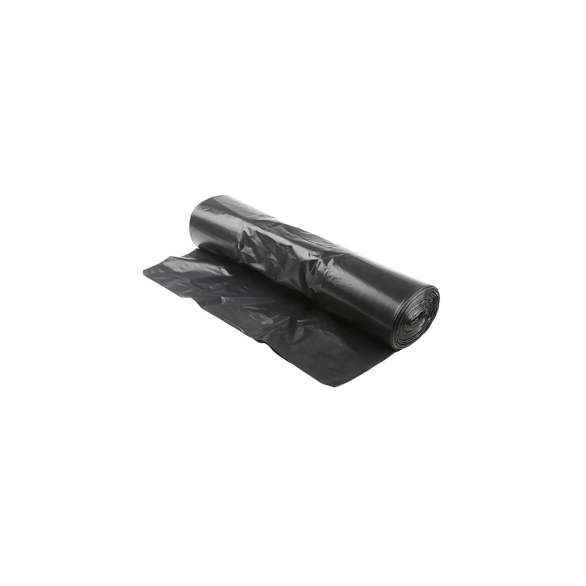 SET 20 SACS POUBELLE 30L PLASTIQUE LIENS COULISSANTS NOIR