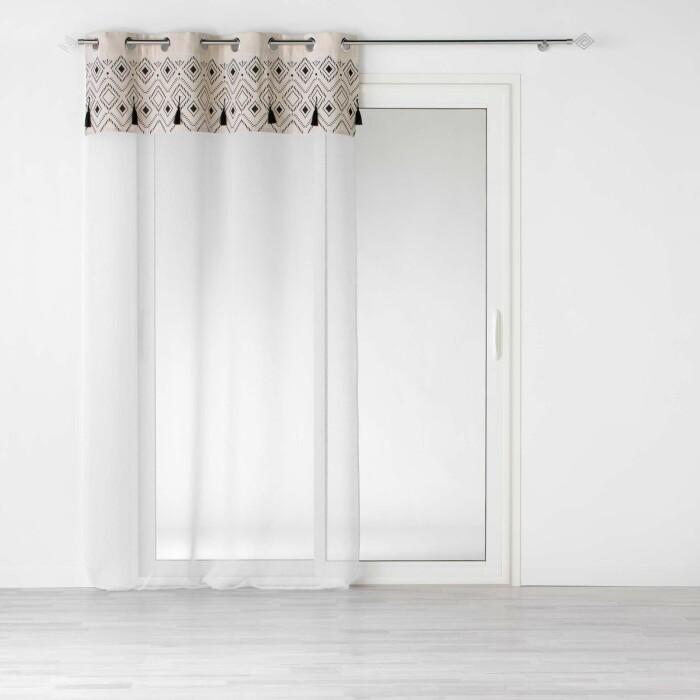 PANNEAU A OEILLETS 140X240CM IMPRIME NALIKA