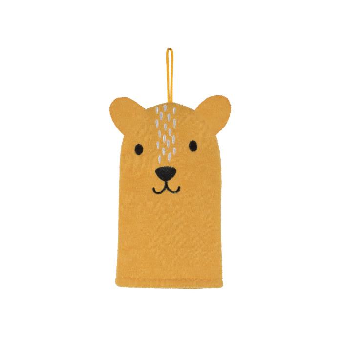 GANT TOILETTE MARIONNETTE 14.5X21.5CM LEOPARD SAVANE