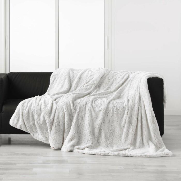 PLAID 180X220CM IMITATION FOURRURE SHERPA ALASKA