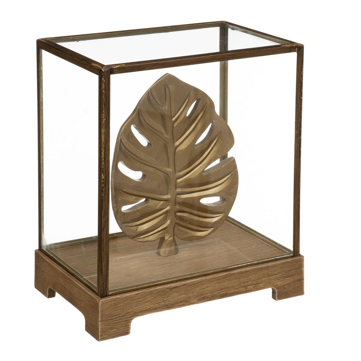 DECO CLOCHE BOTANIC H.26CM