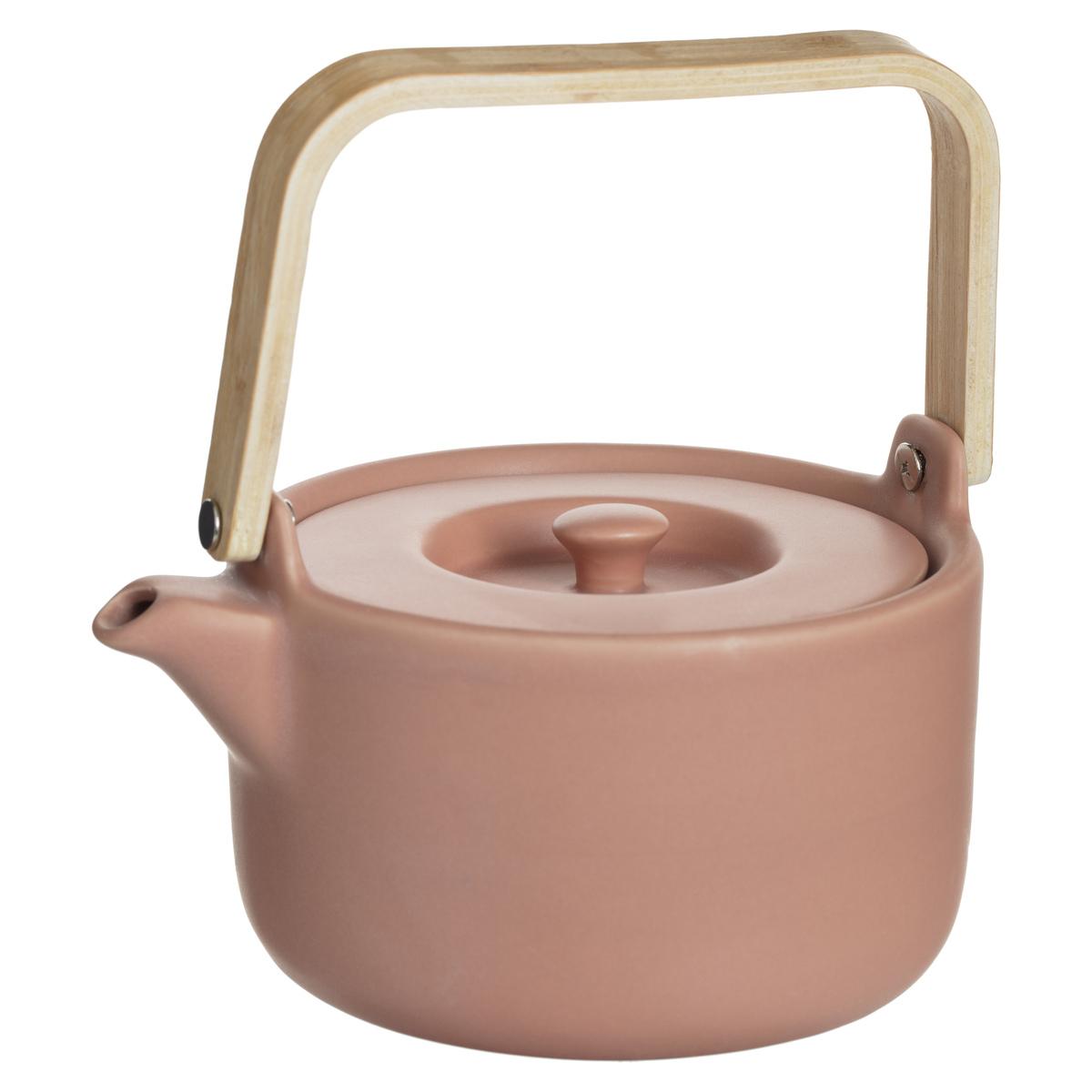 THEIERE CERAMIQUE NATURE TERRACOTTA 80CL