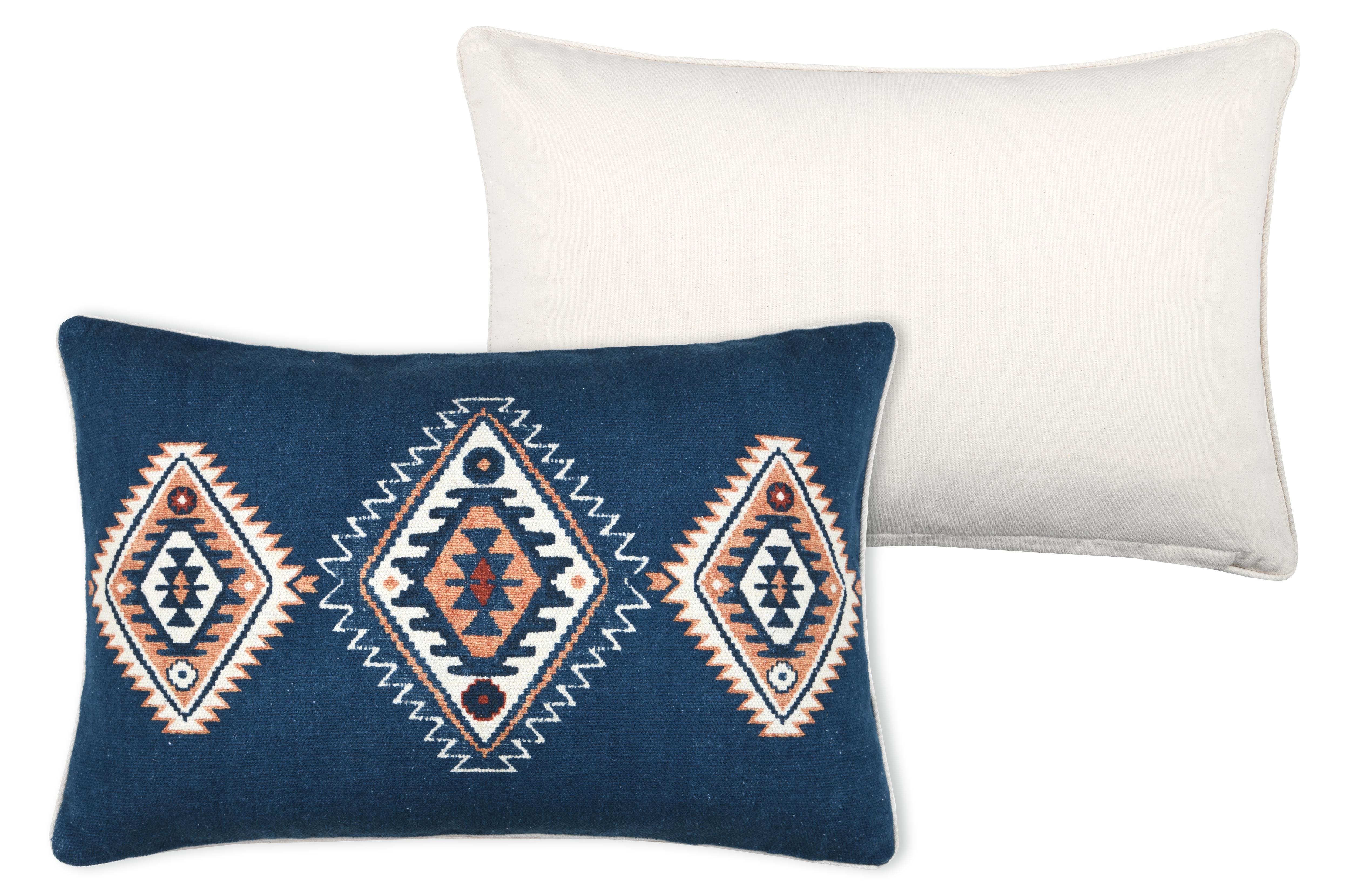 LOUISIANE COUSSIN 40X60CM BLEU