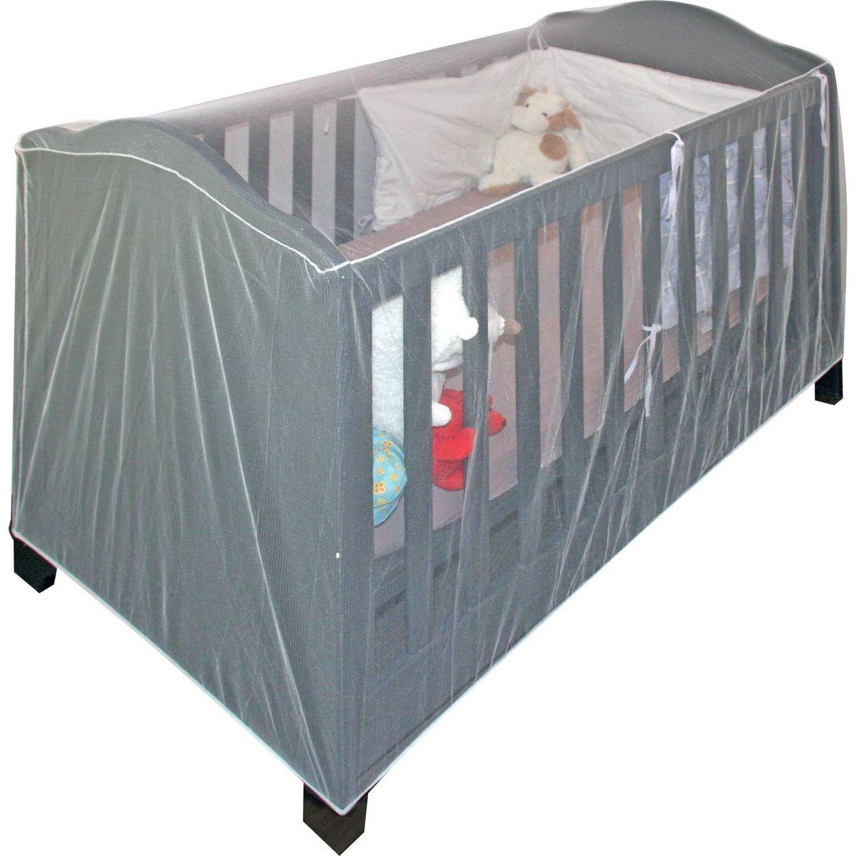 MOUSTIQUAIRE ELASTIQUEE UNIVERSELLE 140X70X70CM BLANC