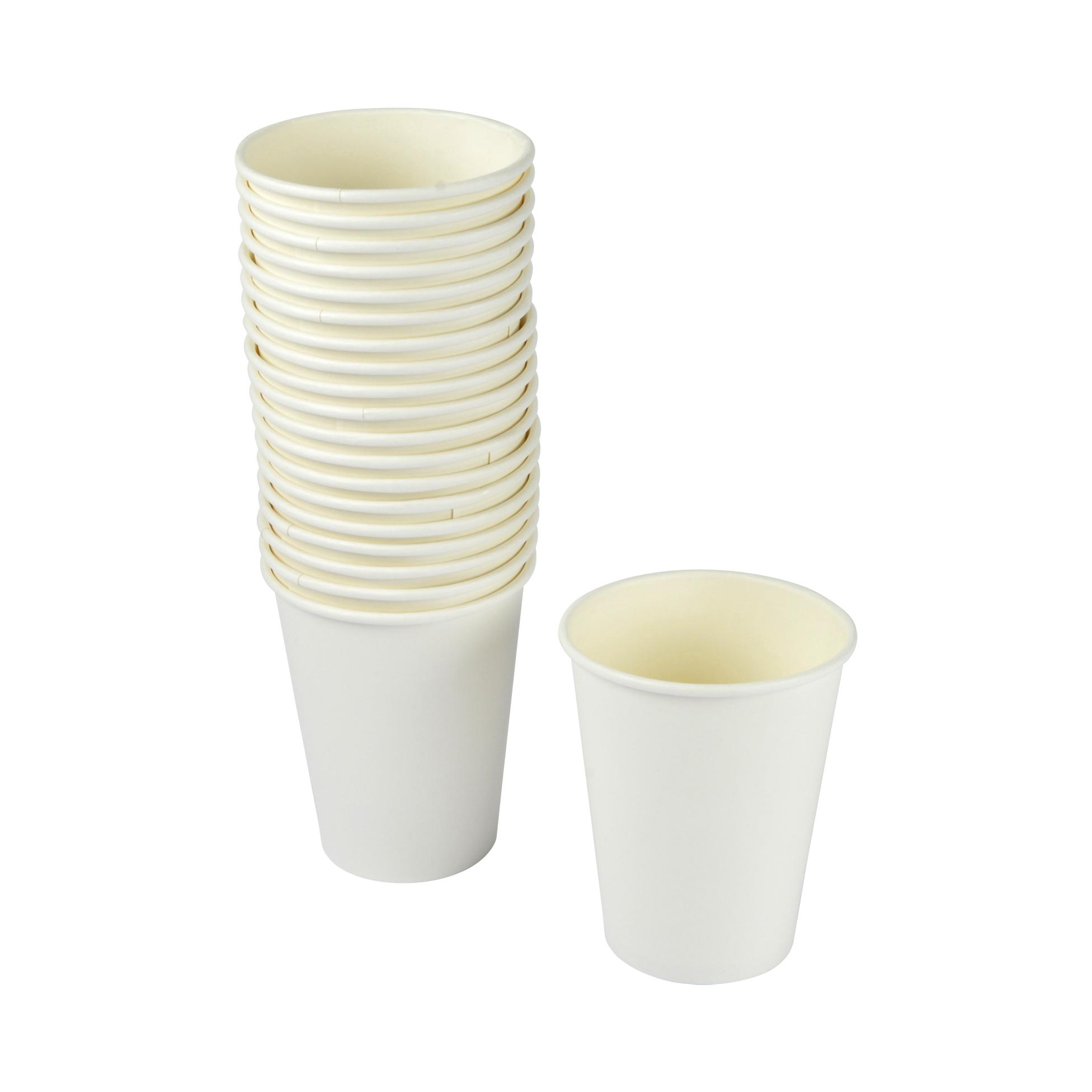 SET 20 GOBELETS BIERE CARTON 35CL BLANC
