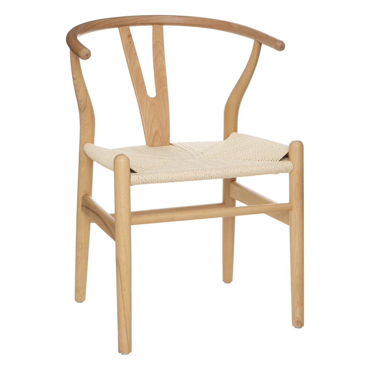 FAUTEUIL DINER BOIS PRIAM NATUREL
