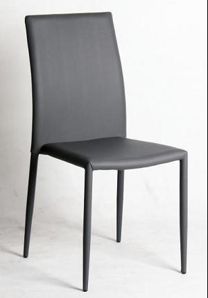 CHAISE PU FLAVIO GRIS