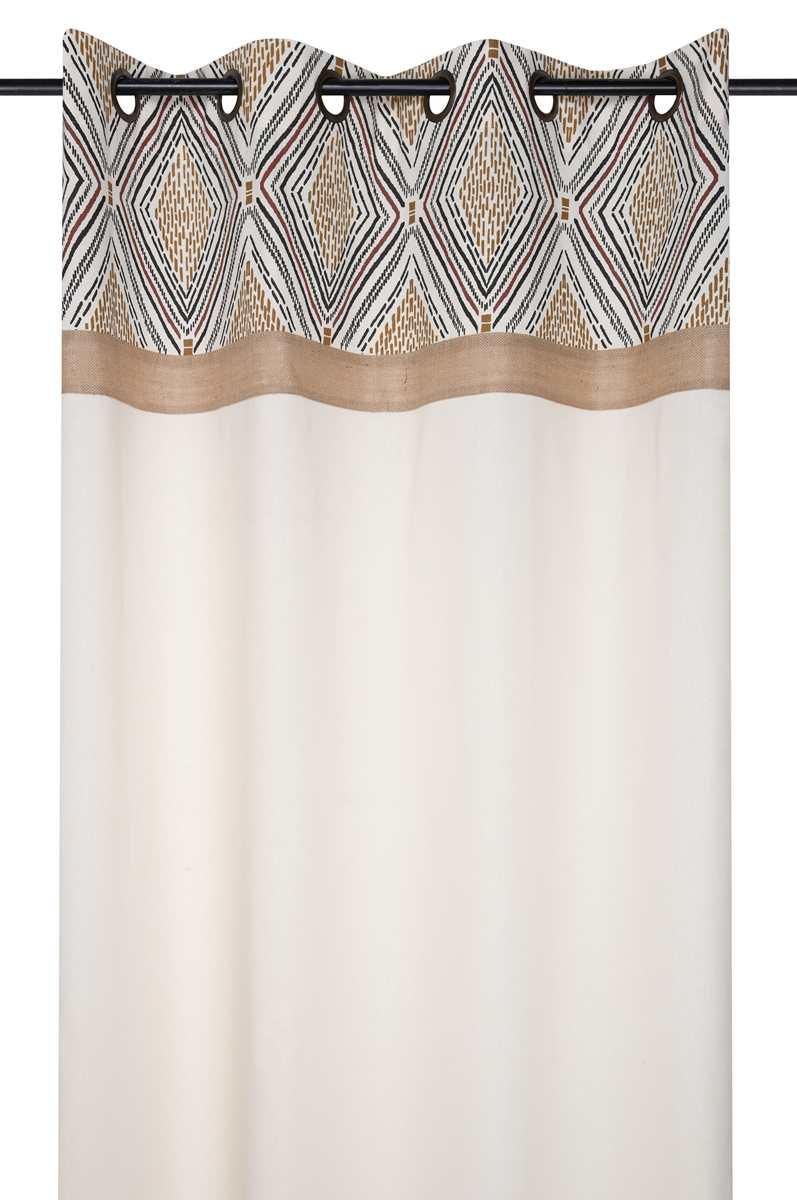 TAWEVA RIDEAU 140X260CM ECRU