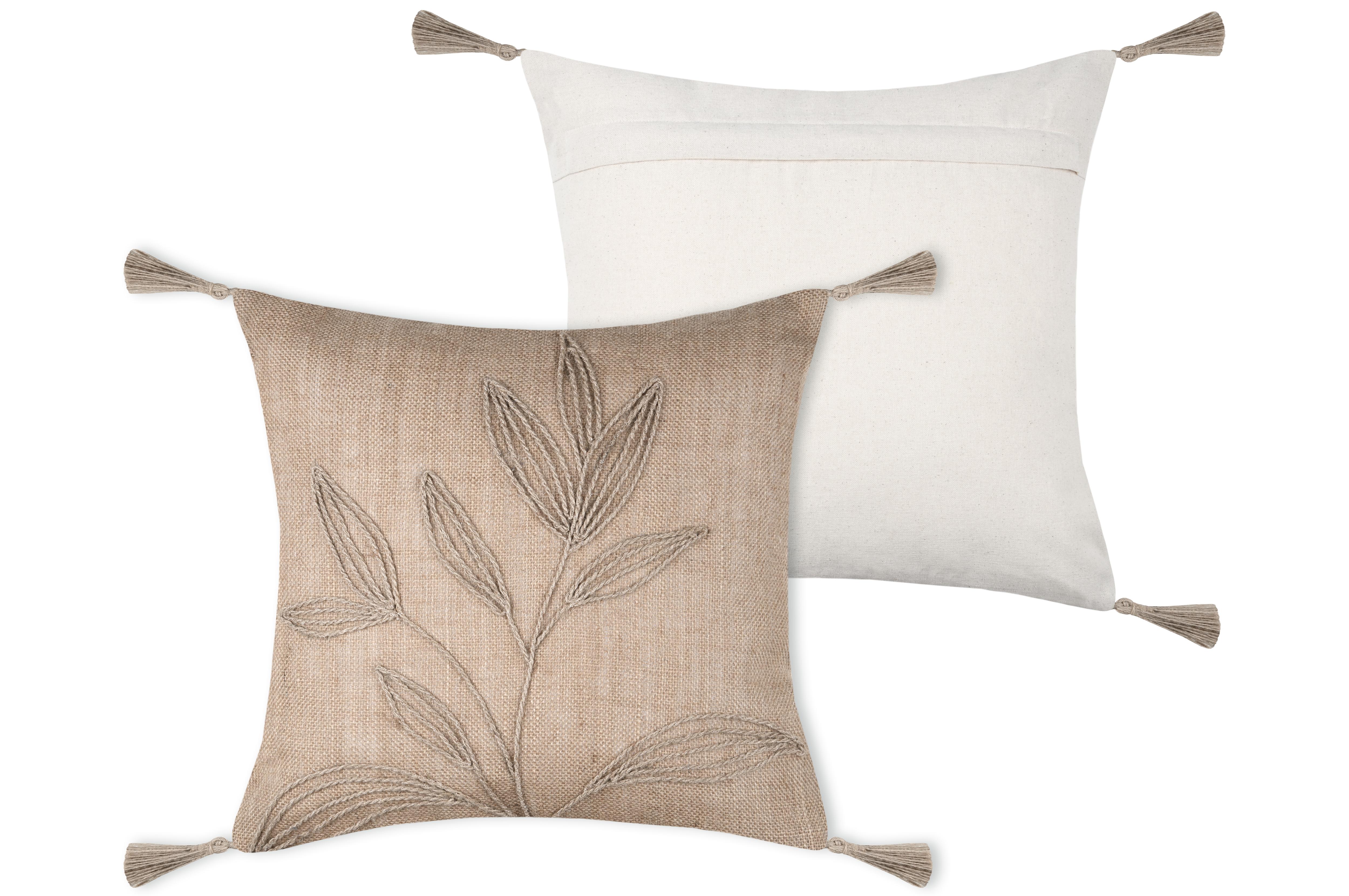 TOPIARY COUSSIN 40X40CM NATUREL