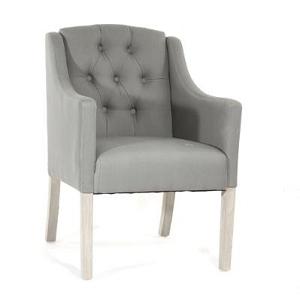FAUTEUIL LIN GRIS  JOSEV