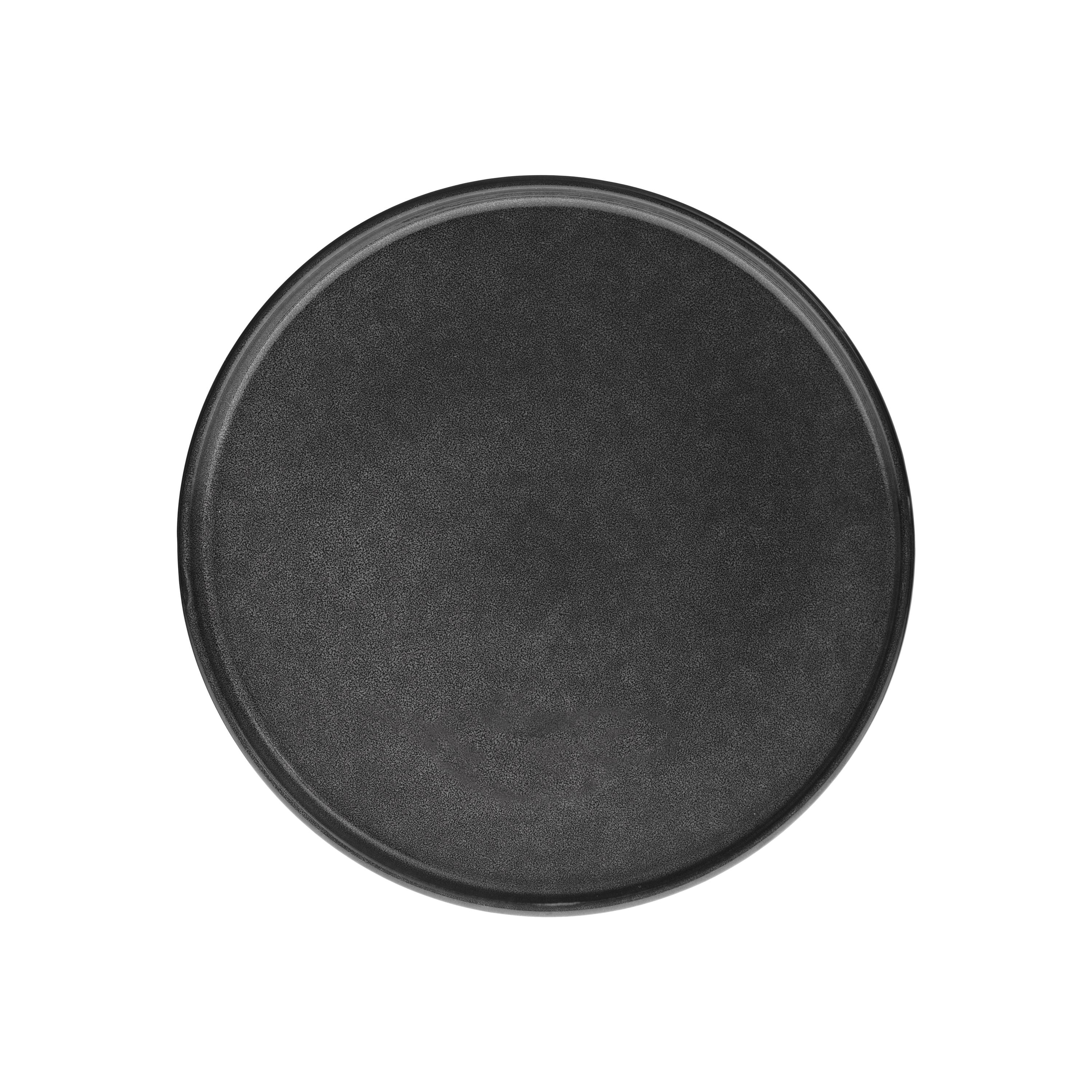 ASSIETTE DESSERT TERRE INCONNU NOIR 21CM