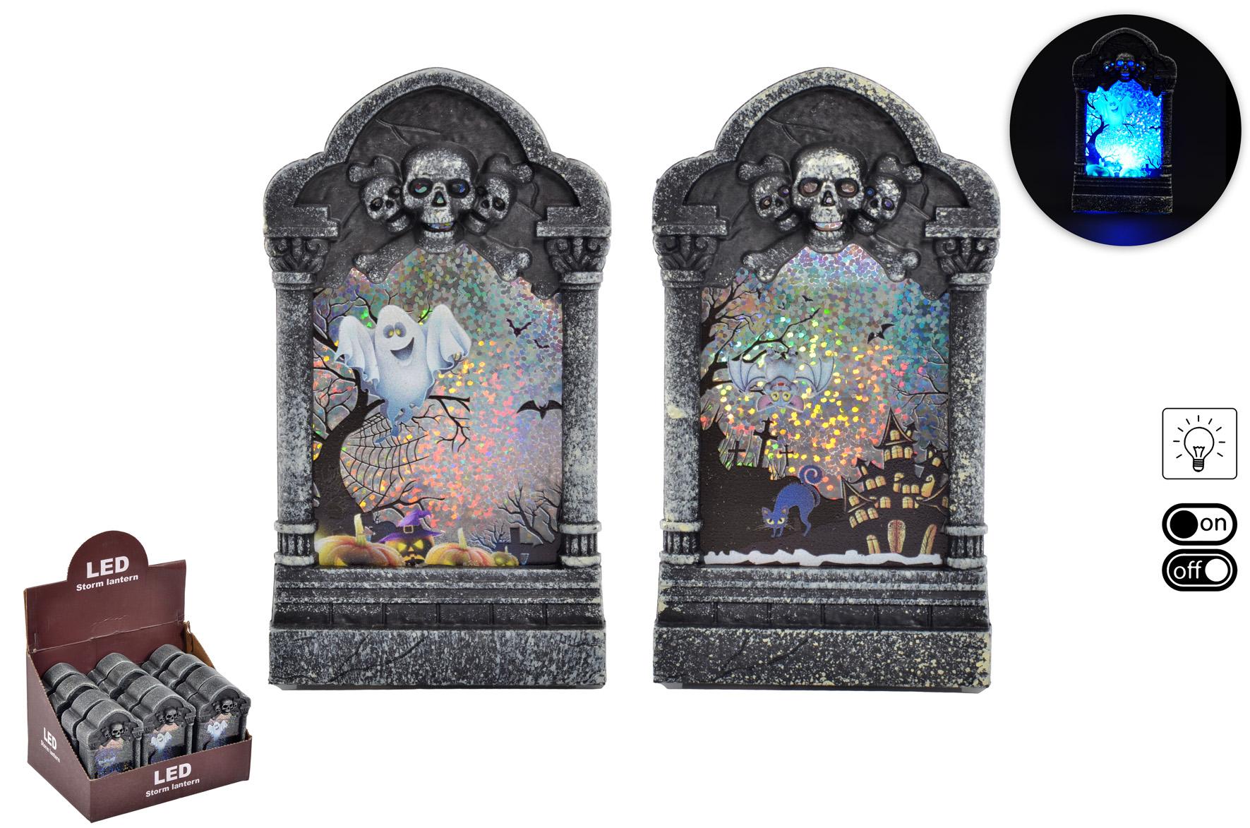 PIERRES TOMBALES LEDS 12.5X7X3.7CM