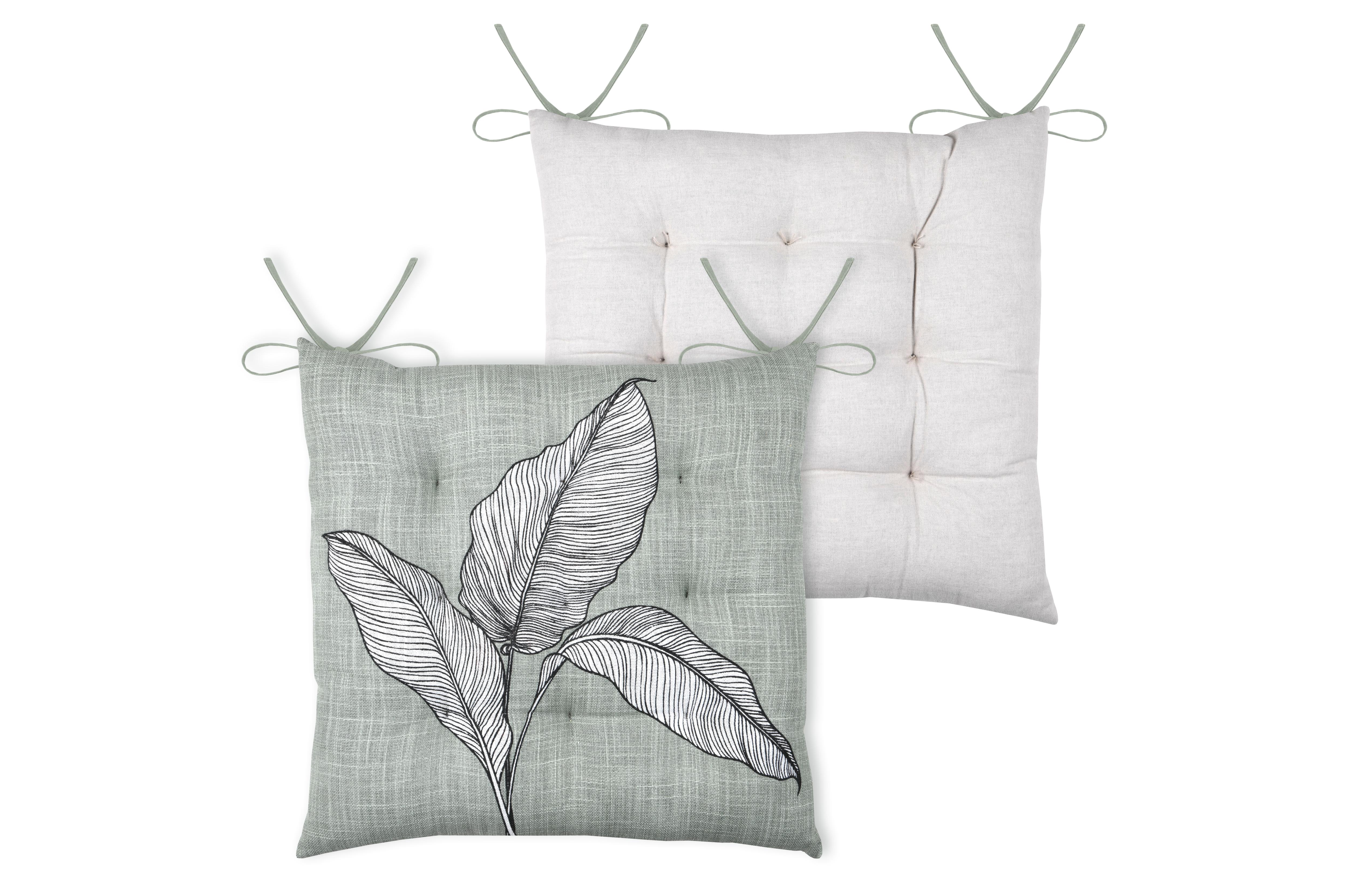 JAPANDI GALETTE 9 POINTS 38X38CM SAUGE