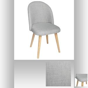 CHAISE GRIS MOYEN NETI