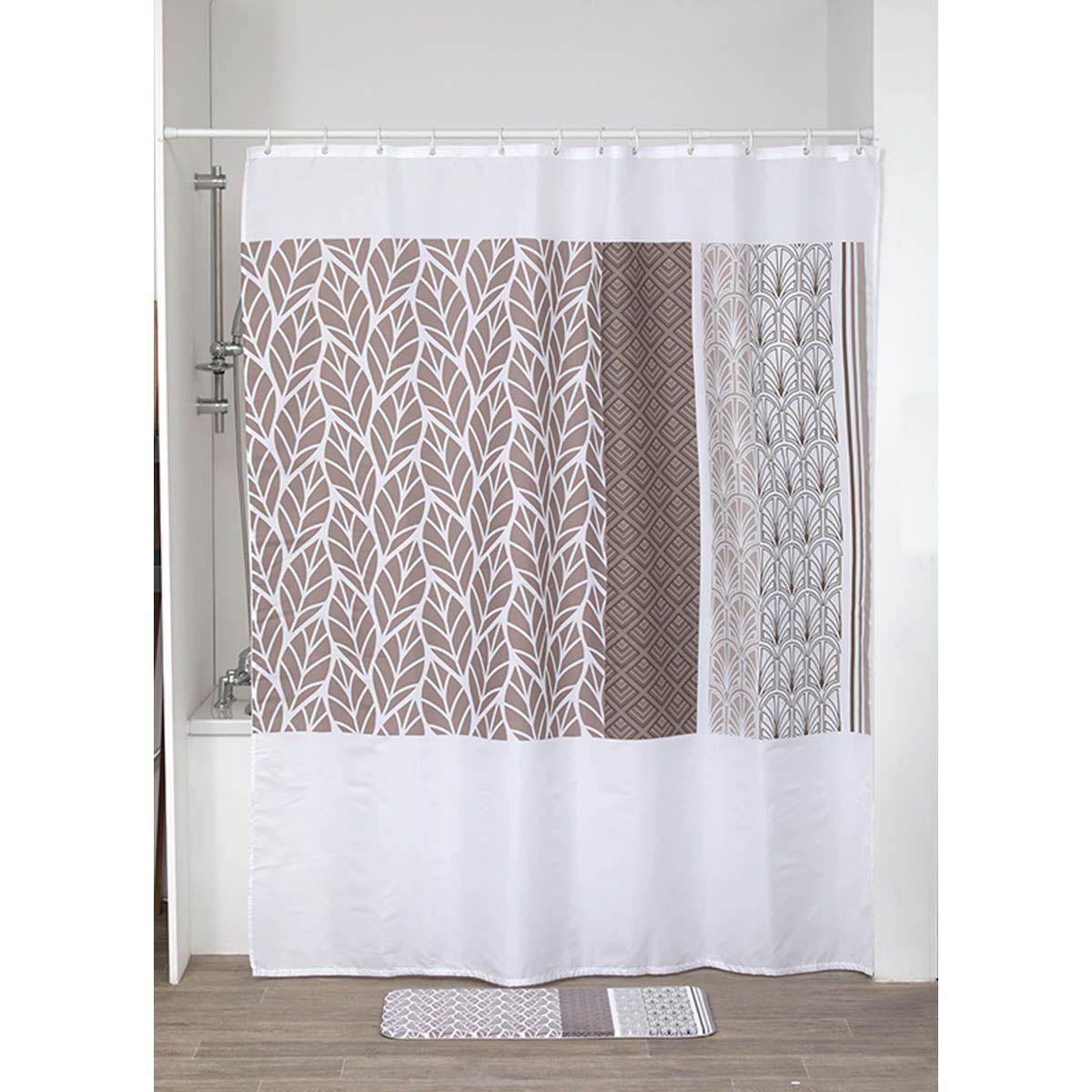 RIDEAU DE DOUCHE 180X200CM GATSBY