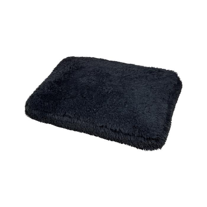 COUSSIN RECTANGLE 80X60X8CM FLUFFY ANTHRACITE