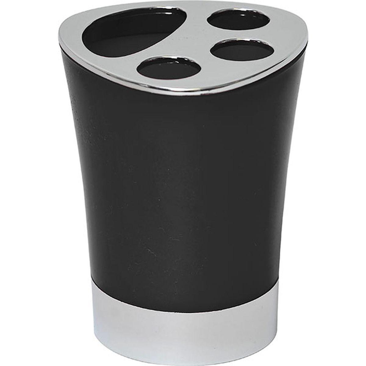 PORTE BROSSES A DENTS PP CONIQUE   NOIR