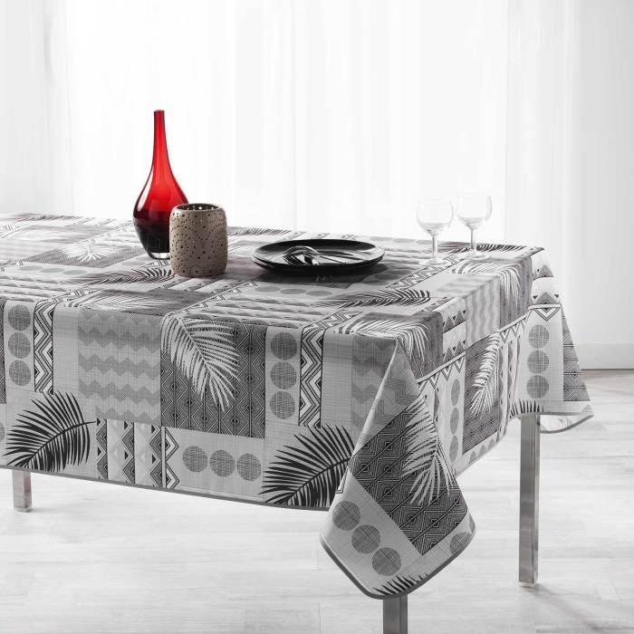 NAPPE RECTANGLE 150X240 CM POLYESTER IMP NEHA NOIR